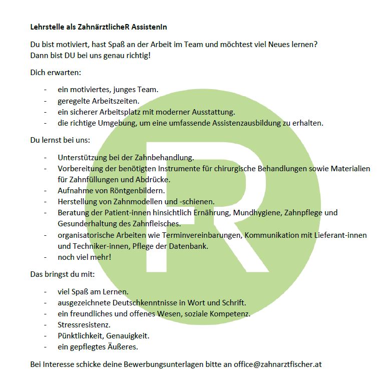 Starte mit uns durch!